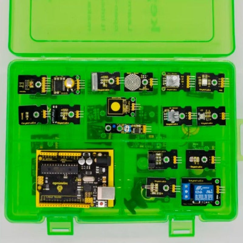 Carregar imagem para visualizador de galeria, Kit 37 em 1 Starter V2.0 Arduino Keyestuido (com placa UNO R3)
