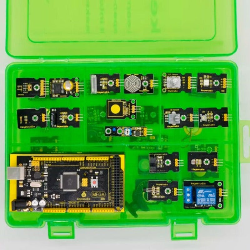 Carregar imagem para visualizador de galeria, Kit 37 em 1 Starter V2.0 Arduino Keyestuido (com placa MEGA)
