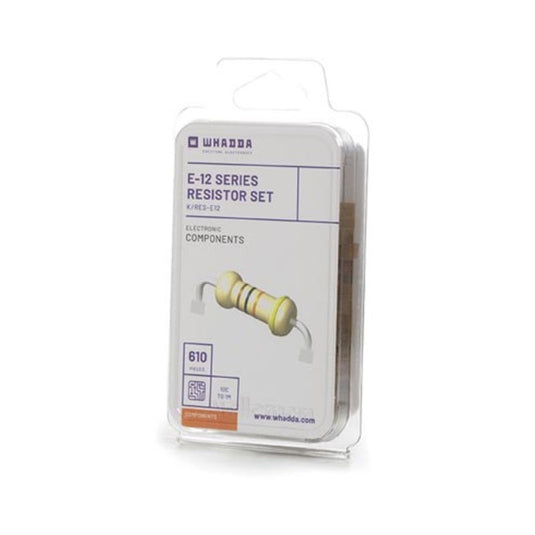 Kit de 610 resistências 1/4 W