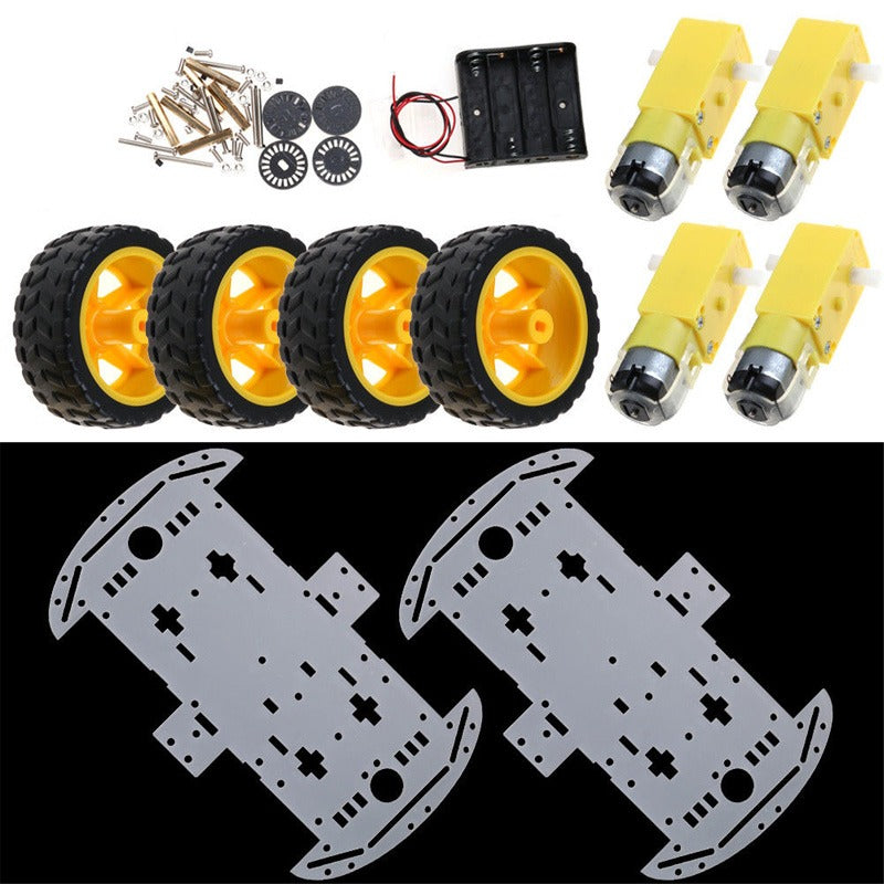 Load image into Gallery viewer, Arduino 4 Wheel 4WD Robot Car Kit with 2 Chassis