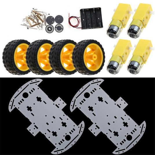 Arduino Robot car kit 4 ruedas 4WD con 2 chasis