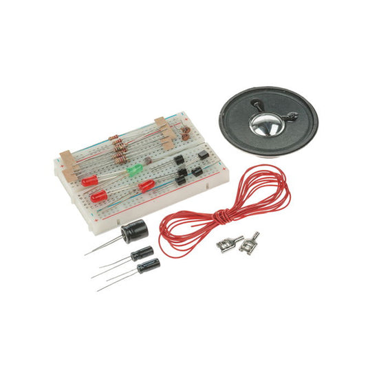 Kit de 17 experiências de electrónica com Breadboard