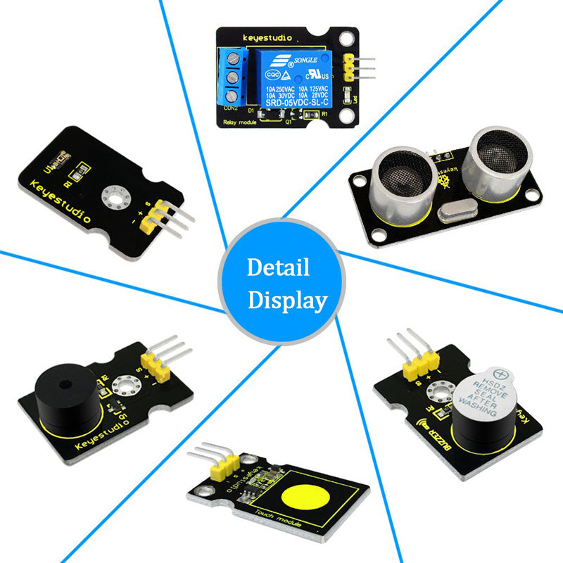 Load image into Gallery viewer, Kit of 37 sensors for Arduino Keyestudio