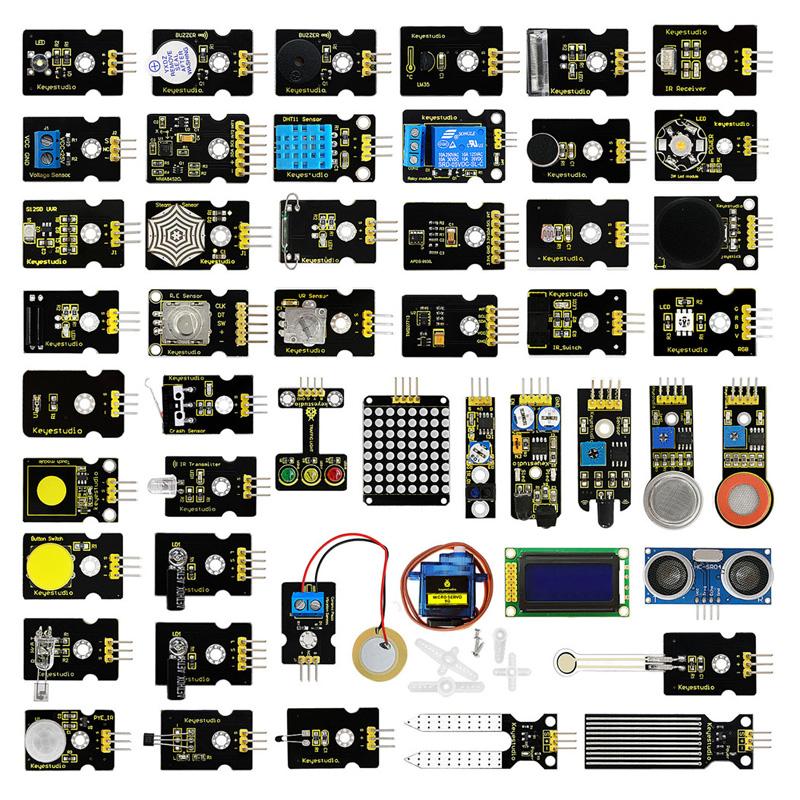 Carregar imagem para visualizador de galeria, Kit de 48 sensores para Arduino Keyestudio
