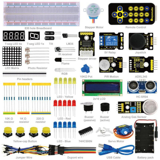 Kit avançado Arduino Keyestudio - Sem placa