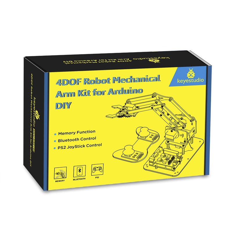 Carregar imagem para visualizador de galeria, Kit DIY Braço Robótico 4DOF para Arduino