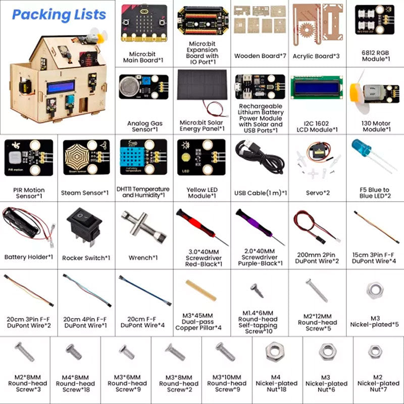 Load image into Gallery viewer, Keyestudio Micro:bit Smart Home Kit (No Board)