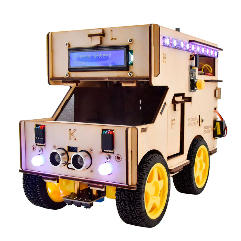 Load image into Gallery viewer, Robot Car-House Kit STEAM (Android/IOS) Arduino Keyestudio