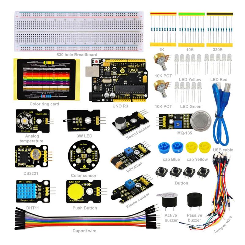 Load image into Gallery viewer, Kit Sensores K3 com Arduino UNO R3 Keyestudio