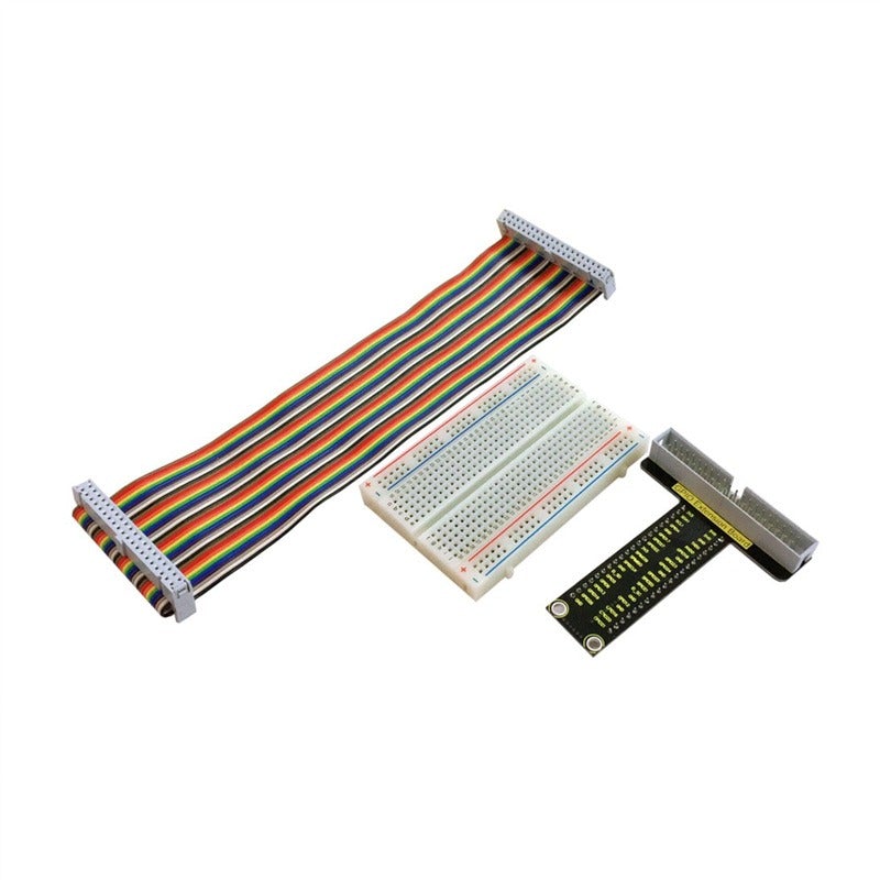 Load image into Gallery viewer, Kit Shield GPIO + Breadboard + Jumpers Raspberry Pi Keyestudio