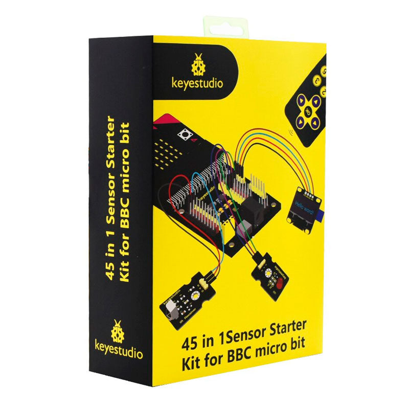 Load image into Gallery viewer, 45 in 1 DIY Starter Kit - V2 BBC Micro: Keyestudio bit (without board)