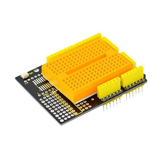 Protoshield com mini breadboard para Arduino Keyestudio