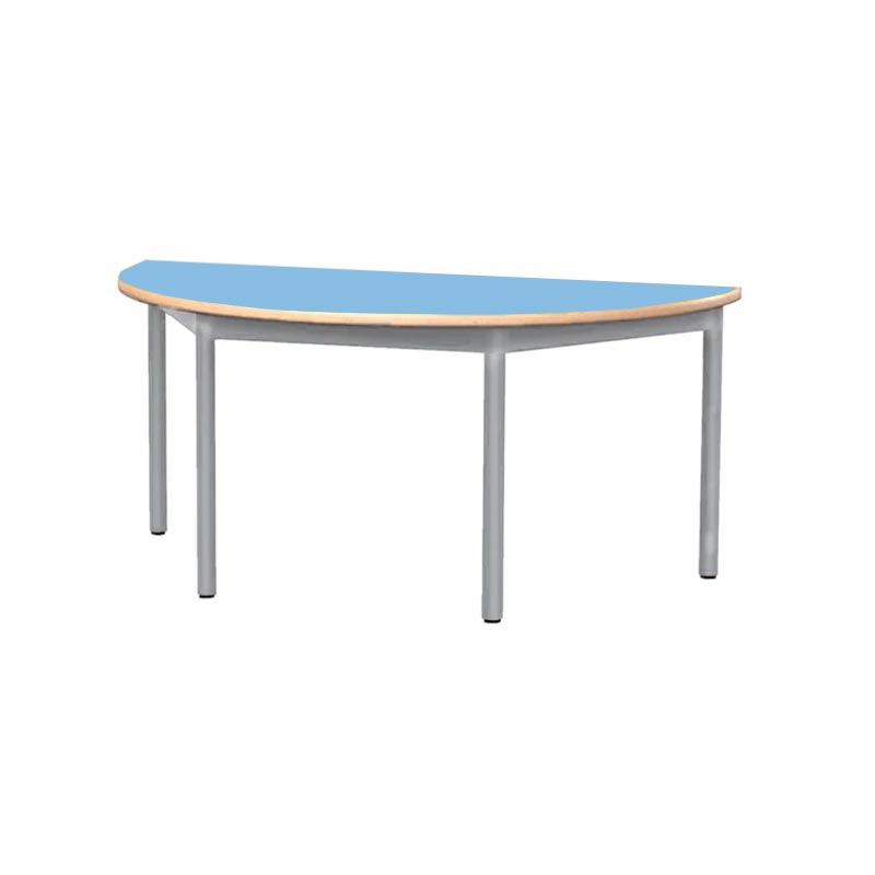 Load image into Gallery viewer, Semi-circular student desk with metal structure