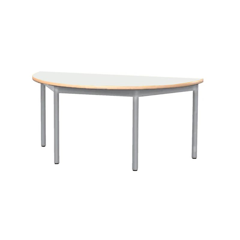 Load image into Gallery viewer, Semi-circular student desk with metal structure