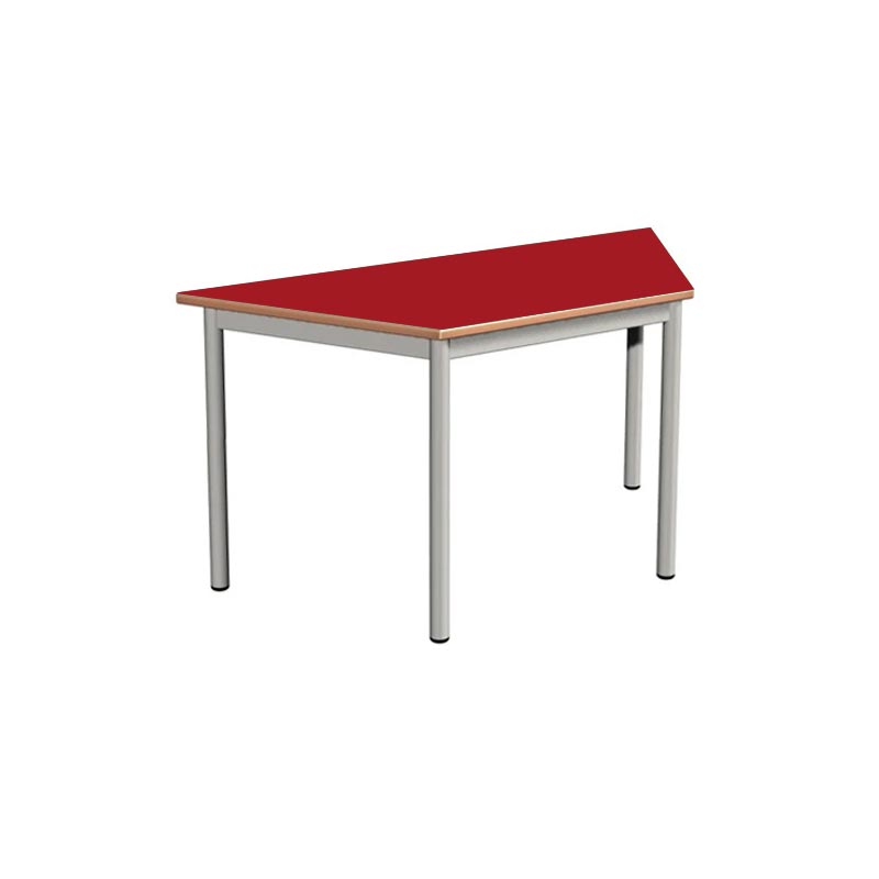 Load image into Gallery viewer, Trapezoidal student desk with metal structure
