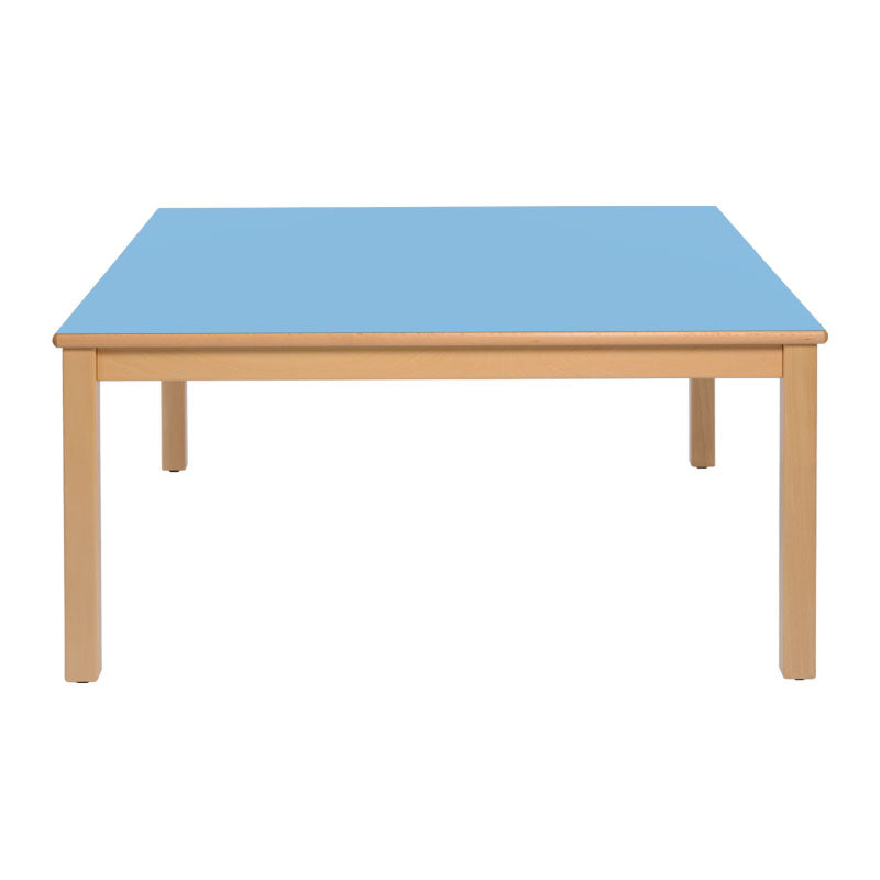 Load image into Gallery viewer, Group table with wooden frame and legs