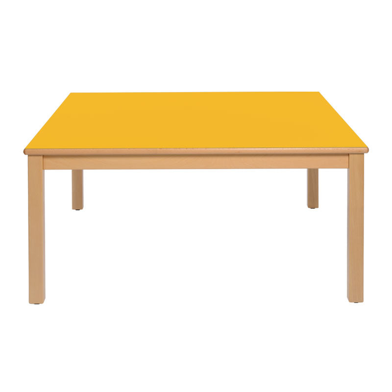 Load image into Gallery viewer, Group table with wooden frame and legs