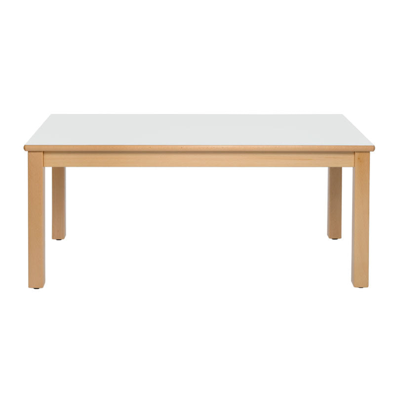 Load image into Gallery viewer, Double table with wooden structure and legs