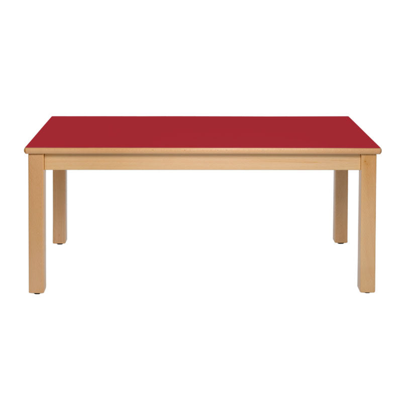 Load image into Gallery viewer, Double table with wooden structure and legs