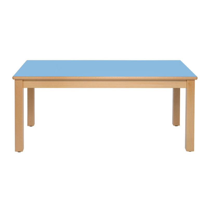 Load image into Gallery viewer, Double table with wooden structure and legs