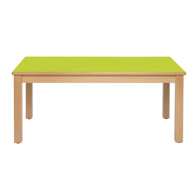 Load image into Gallery viewer, Double table with wooden structure and legs