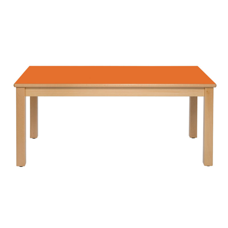 Load image into Gallery viewer, Double table with wooden structure and legs