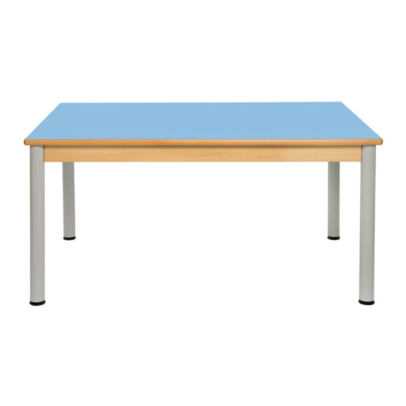 Load image into Gallery viewer, Multiple table with wooden structure and metal legs