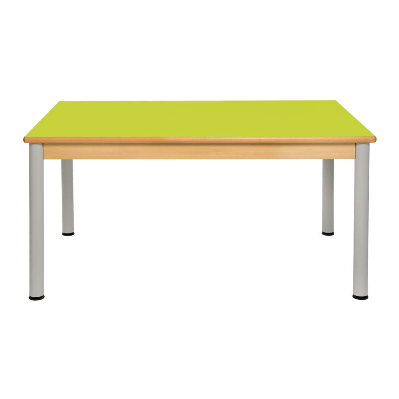 Load image into Gallery viewer, Multiple table with wooden structure and metal legs