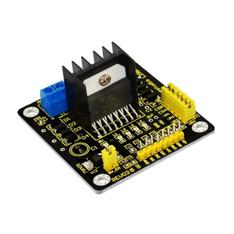 Carregar imagem para visualizador de galeria, Módulo Drive Motor ponte H L298N para Arduino Keyestudio