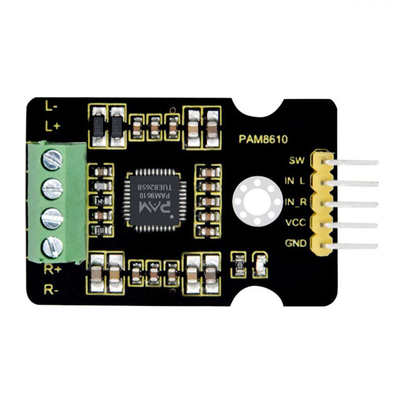 Carregar imagem para visualizador de galeria, Módulo de audio stereo de canal duplo PAM8610 com placa digital amplificadora Keyestudio