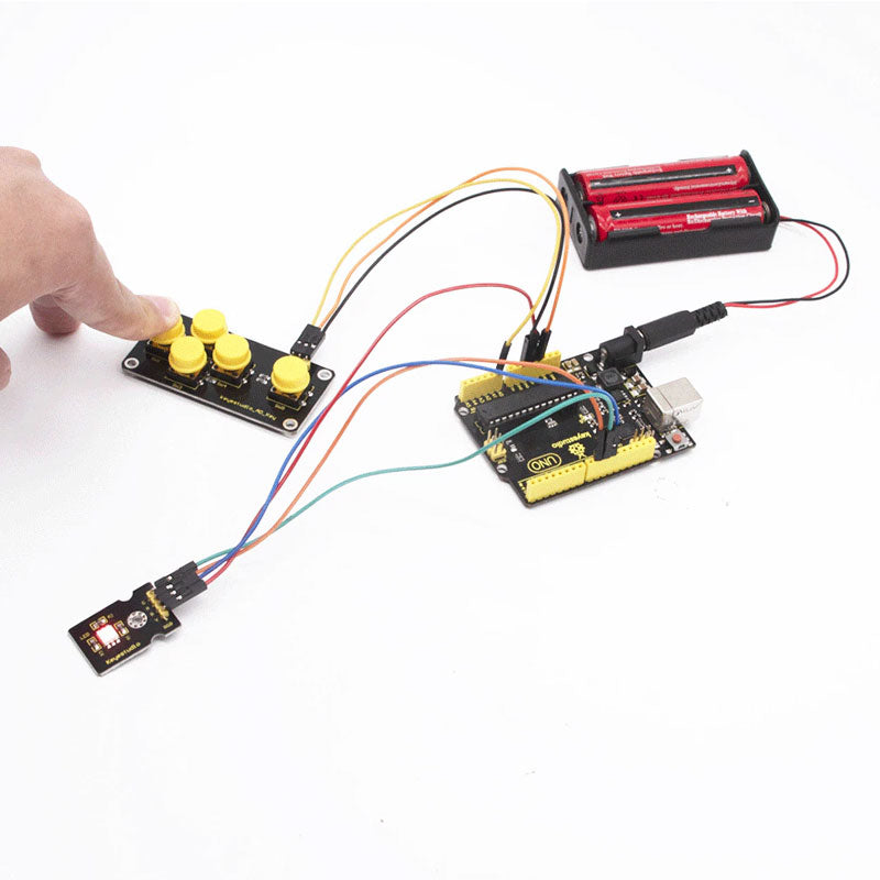 Carregar imagem para visualizador de galeria, Módulo de botão AD KEY para Arduino Keyestudio