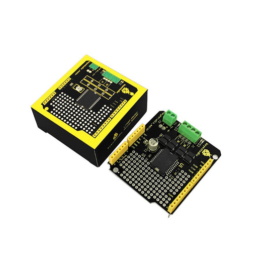 Shield controlador de motor L298P puente H para Arduino Keyestudio