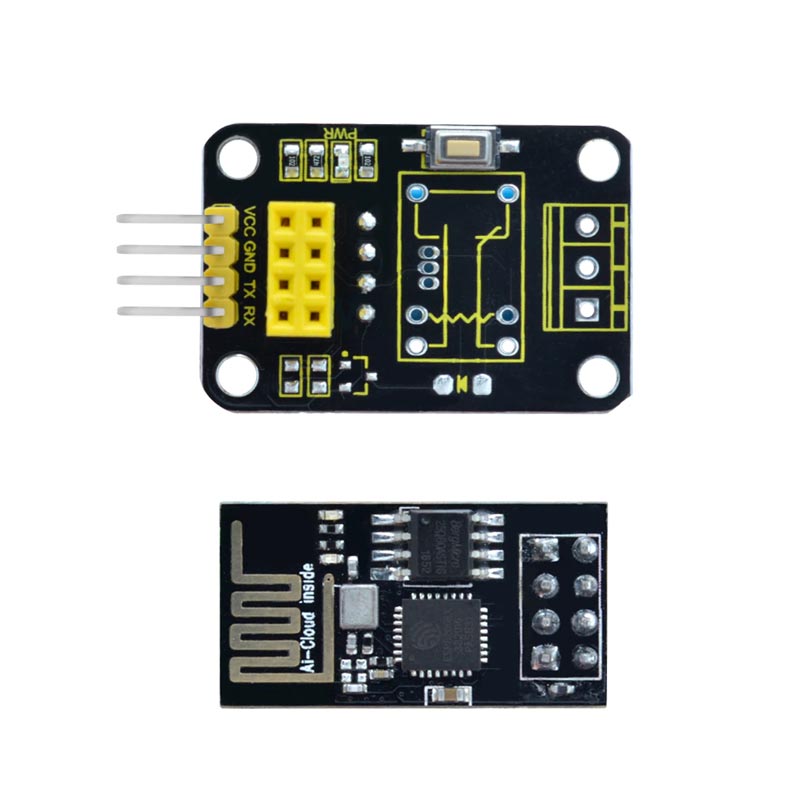 Load image into Gallery viewer, Temperature and Humidity Module ESP-01 DHT11 + ESP 8266 WIFI Arduino Keyestudio