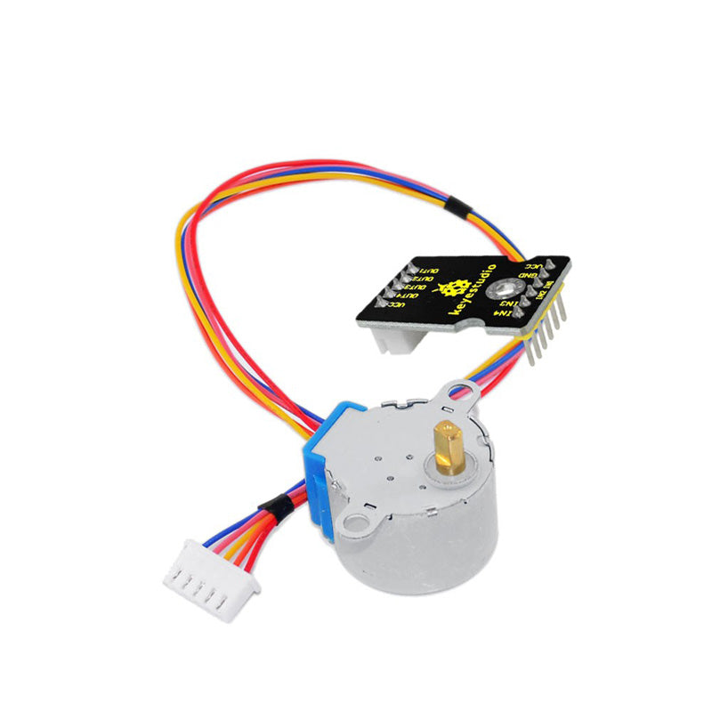 Carregar imagem para visualizador de galeria, Módulo driver motor stepper 5V + motor stepper Keyestudio