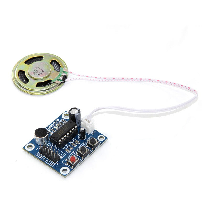 Carregar imagem para visualizador de galeria, Módulo gravador de voz ISD1820 com microfone som áudio altifalante para Arduino