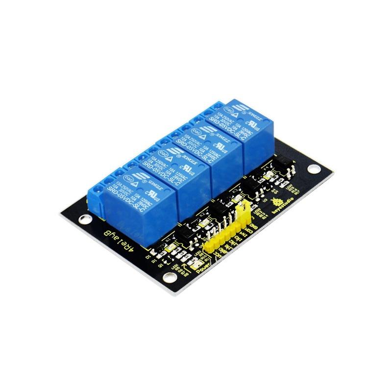 Cargue la imagen en el visor de la galería, Módulo relé 5V 4 canais para Arduino Keyestudio