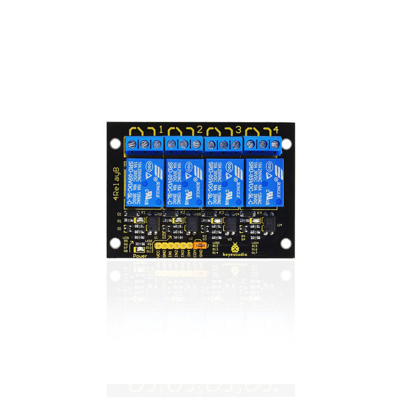 Cargue la imagen en el visor de la galería, Módulo de relé de 4 canales de 5V para Arduino Keyestudio