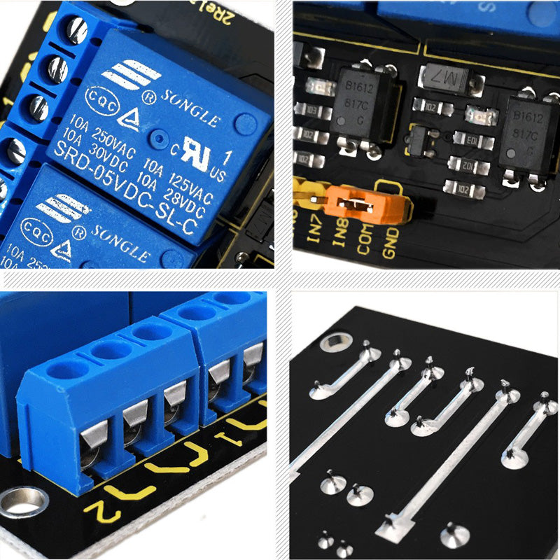 Carregar imagem para visualizador de galeria, Módulo relé 5V 8 canais para Arduino Keyestudio