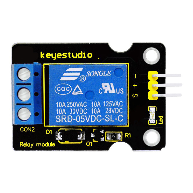 Carregar imagem para visualizador de galeria, Módulo relé simples 5V para Arduino Keyestudio