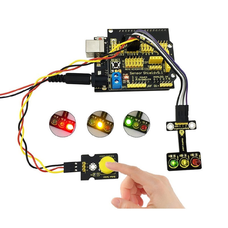 Carregar imagem para visualizador de galeria, Módulo semáforo para Arduino Keyestudio