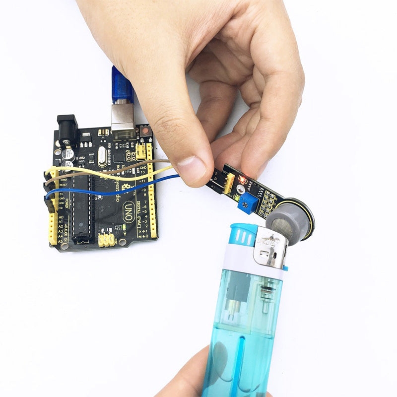 Cargue la imagen en el visor de la galería, Módulo de sensor de gas de monóxido de carbono (MQ-7) para Arduino Keyestudio