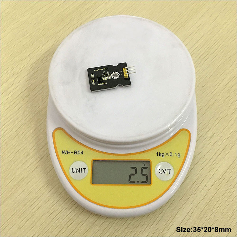 Cargue la imagen en el visor de la galería, Módulo sensor de temperatura DS18B20 para Arduino Keyestudio