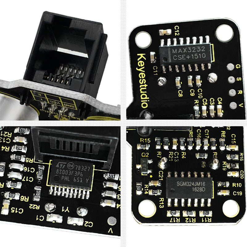 Carregar imagem para visualizador de galeria, Módulo Sensor SR04 ultrassónico de movimento para Arduino (Ligação EASY)