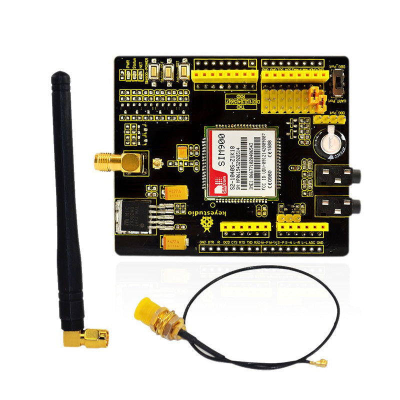 Carregar imagem para visualizador de galeria, Módulo Shield GSM GPRS com SIM 900 para Arduino Keyestudio
