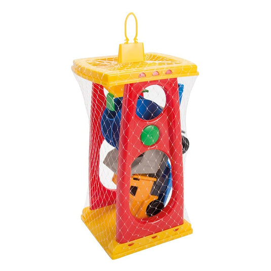 Moinho de areia com camião de transporte