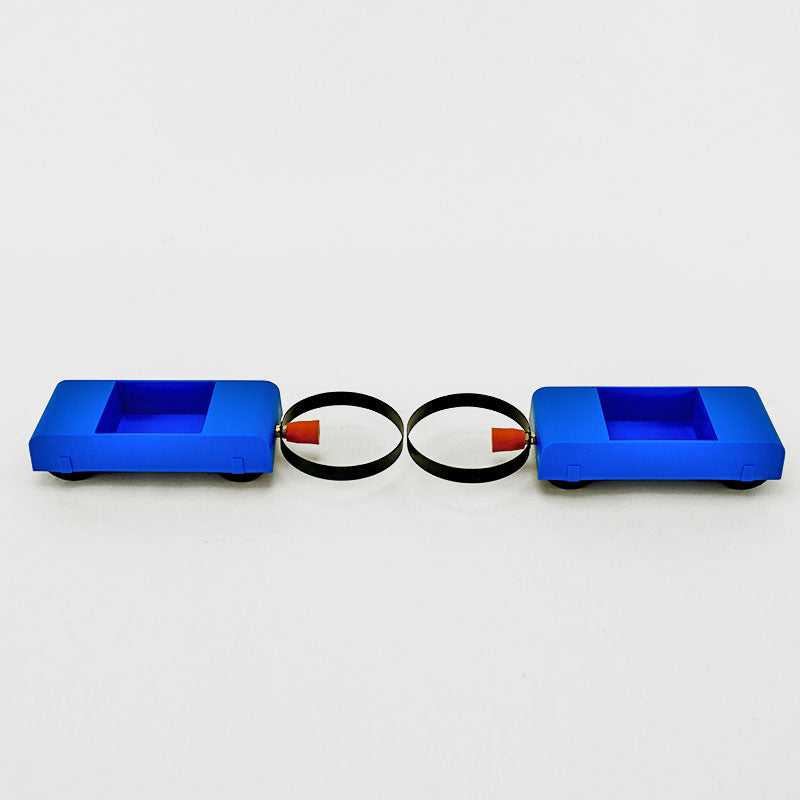 Carregar imagem para visualizador de galeria, Par de carrinhos simples de baixo atrito para colisões