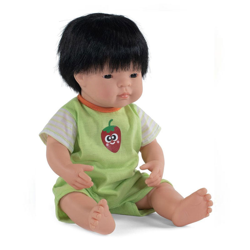 Load image into Gallery viewer, Green winter pajamas for dolls up to 40 cm