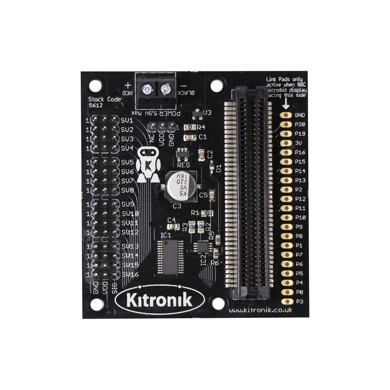 Carregar imagem para visualizador de galeria, Placa 16 Servo Driver para BBC Micro:bit