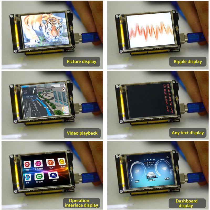 Load image into Gallery viewer, 2.8'' TFT LCD touch shield for Arduino Keyestudio
