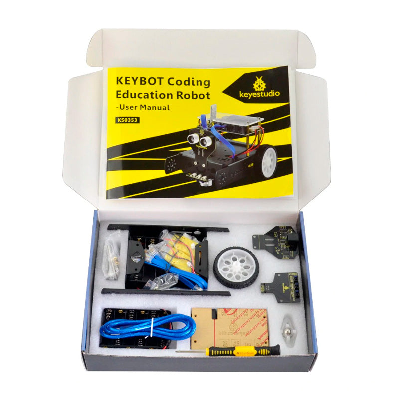 Load image into Gallery viewer, 2WD Robot Keybot Car Keyestudio